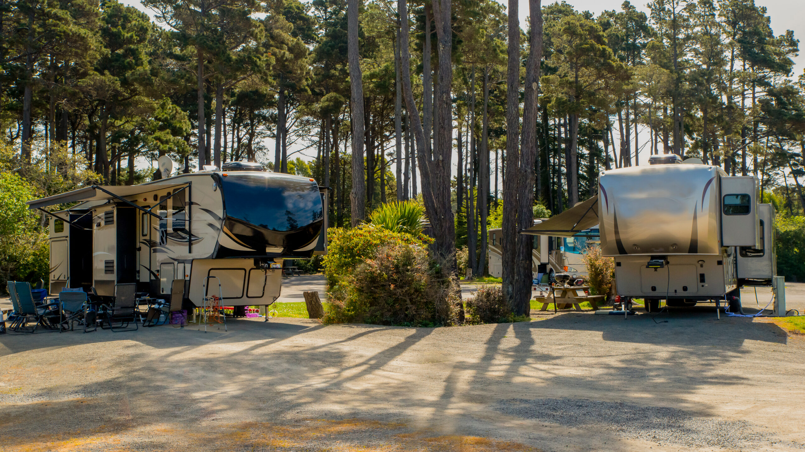 RVs stored securely at Hartwell Lake Storage Hwy 24
